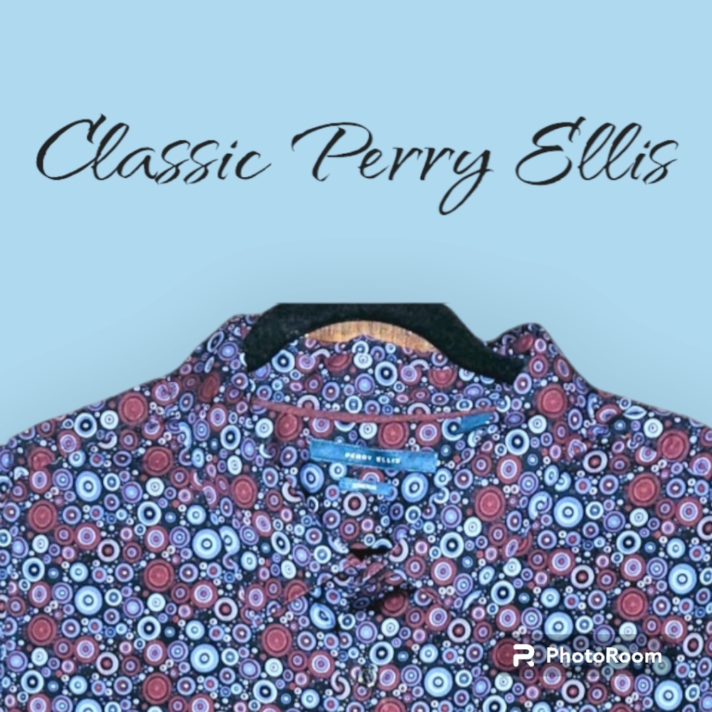 Super Stylish Perry Ellis Long Sleeved Men's Shirt